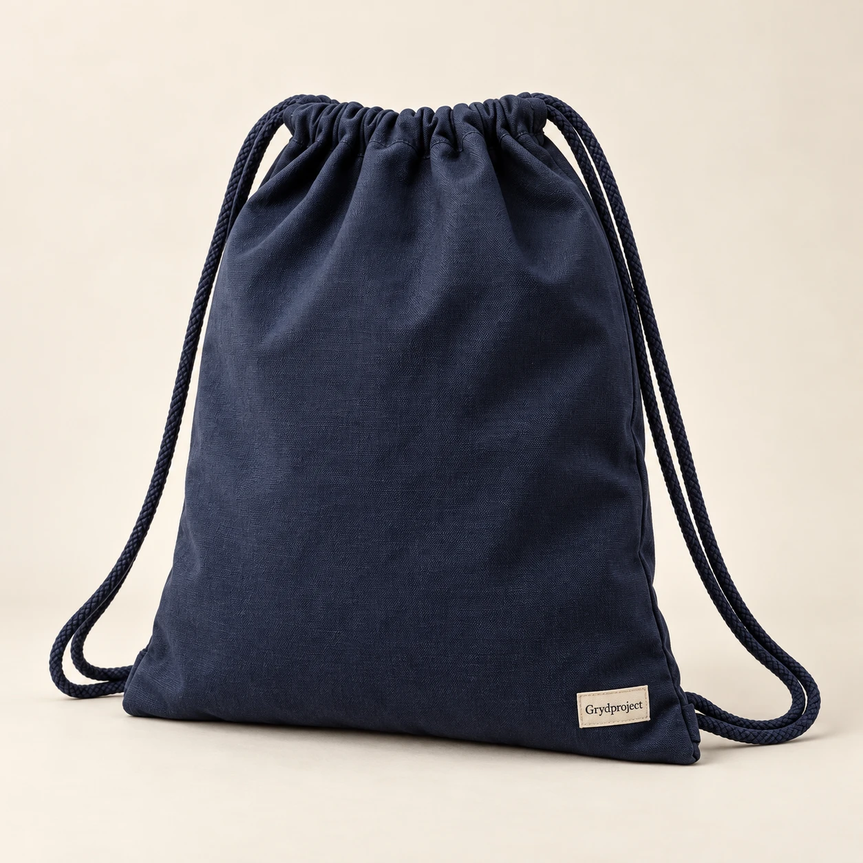 Hallway Drawstring Bag in Navy