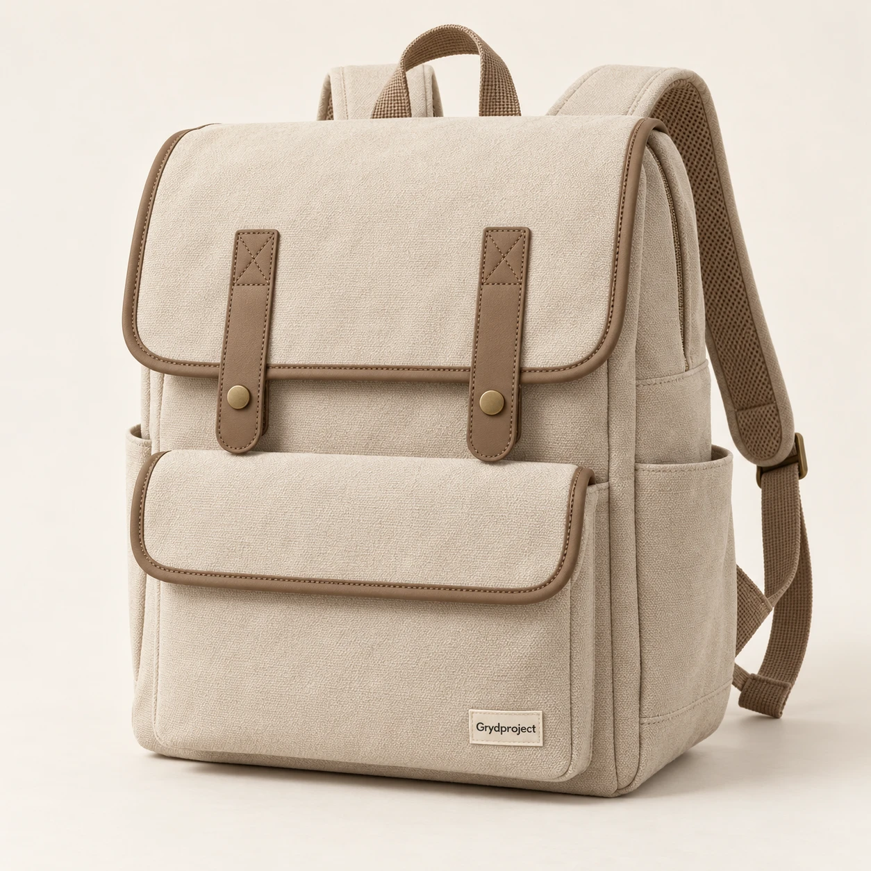 Scholar Satchel Backpack in Oat