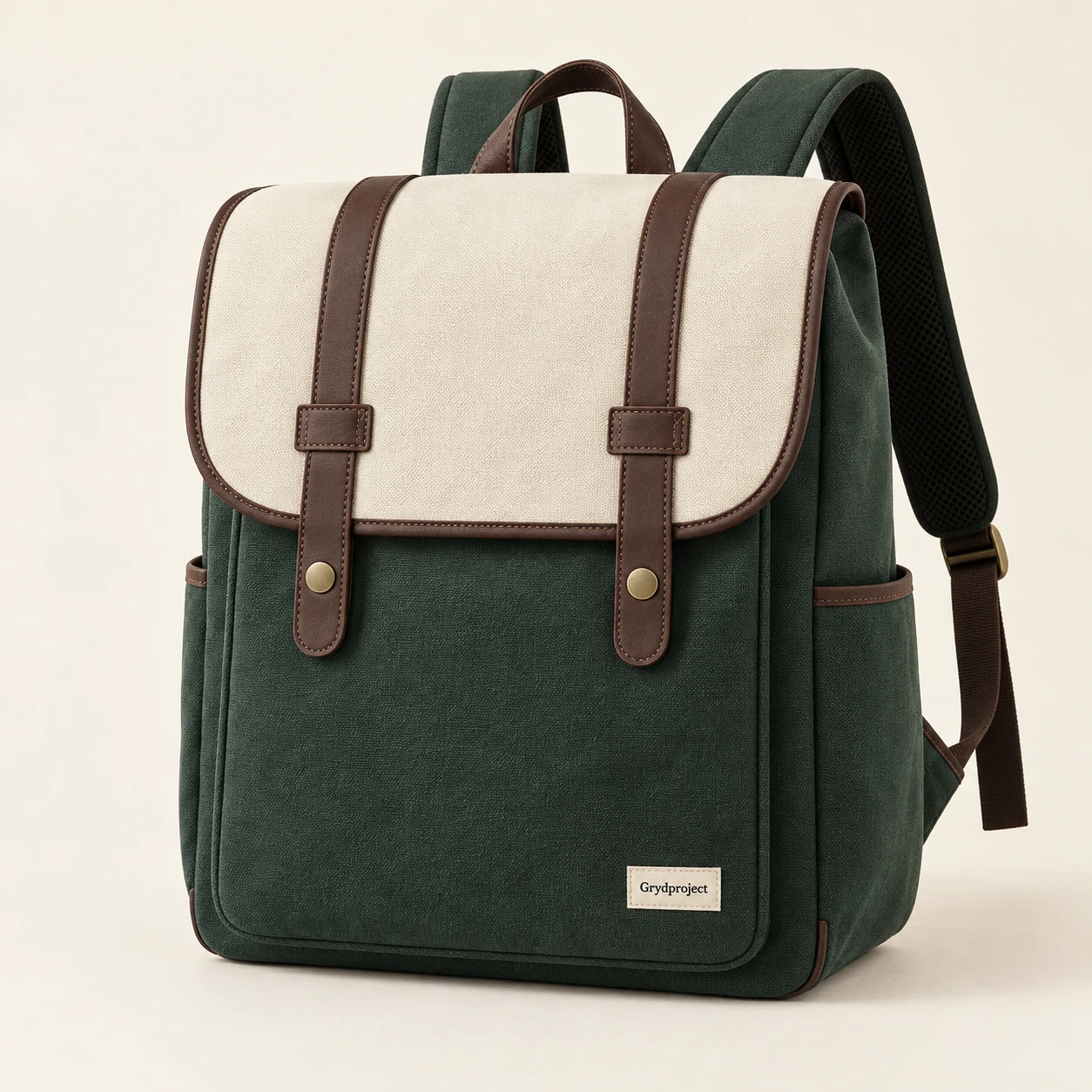Collegiate Satchel Backpack in Forest